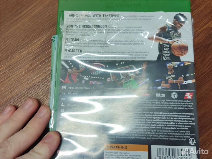 Диски на xbox ONE(S,X);NBA 2k19 NBA 2k20