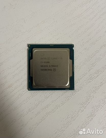 Процессор intel core i3 6100