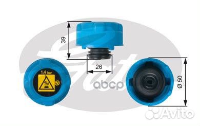 Крышка расшир.бачка Fiat Ducato 06 RC216 Gates