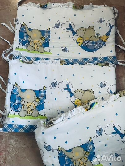 Бортики в детскую кроватку