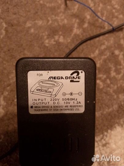 Блок питания для приставки Sega 2