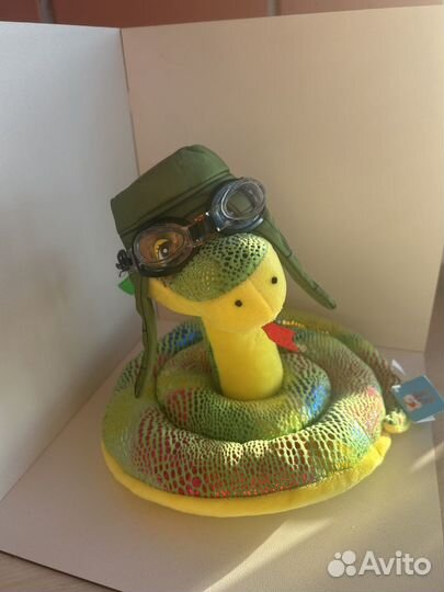 Мягкая игрушка змея с отсеком для конфет