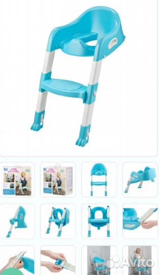 Сидушка на унитаз со ступенькой