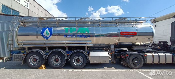 Полуприцеп пищевая цистерна Nordtank NT ППТЦ 23, 2021