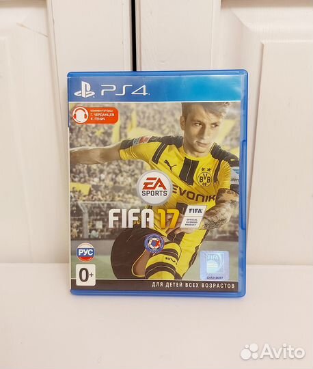 Fifa 17 ps4 диск