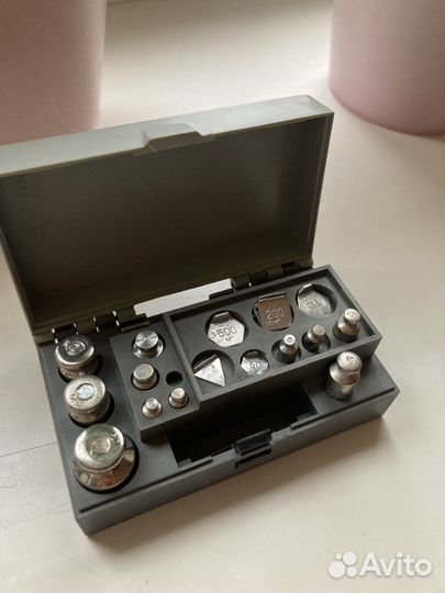 Набор гирек в футляре СССР