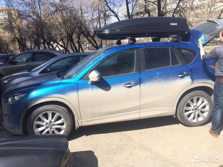 Автобокс багажник на крышу Мазда сх-5