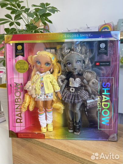 Куклы Rainbow Shadow Madison Sunny и Luna Twins