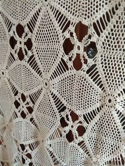 Старинное покрывало на кровать ручной работы