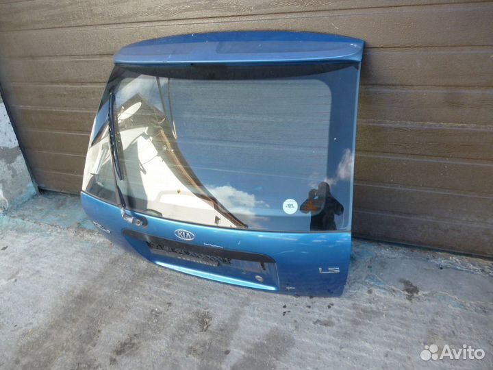 Крышка багажника Kia Rio универсал синяя