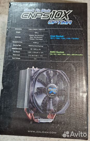Кулер для процессора zalman cnps10X Optima
