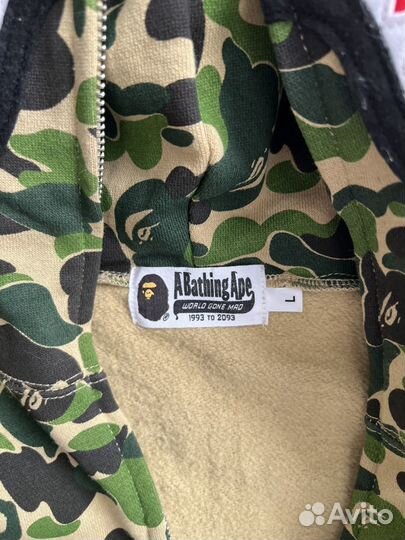 Bape zip hoodie оригинал