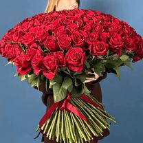 25 метровых эквадорских гигантских роз, доставка цветов