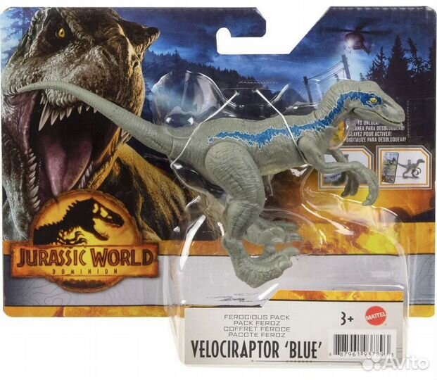 Велоцираптор Блю jurassic