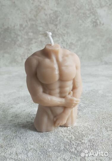 Ароматическая свеча Мужской торс