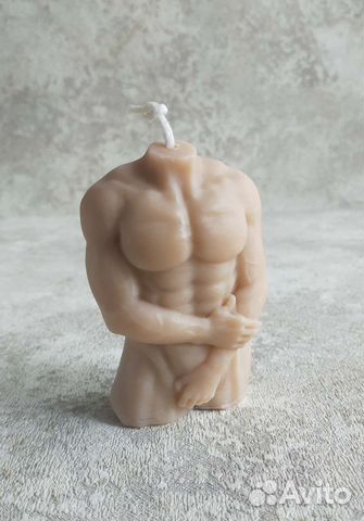 Ароматическая свеча Мужской торс