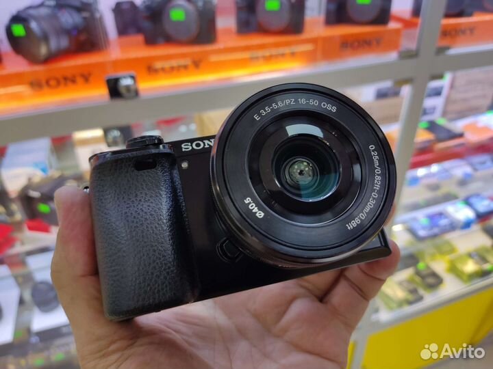 Sony A6000 kit 16-50mm пробег 50.849 кадров Рст