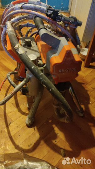 Безвоздушный окрасочный аппарат aspro