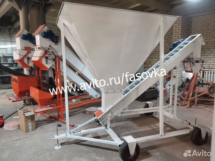 Весовой дозатор для торфа, грунта, перегноя