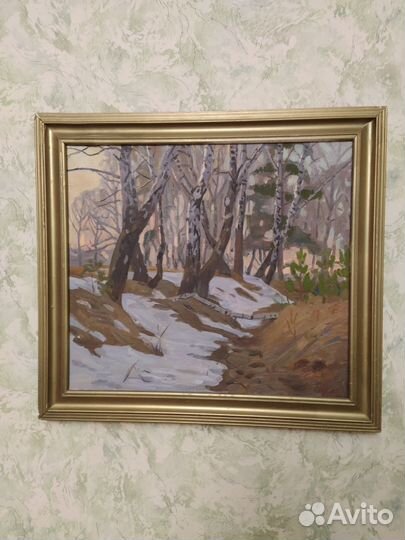 Картина маслом Е.А.Казанцева 1992г