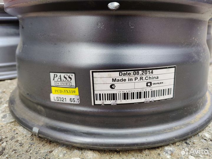 Комплект литых дисков 15x6.5jj, ET35, 5x110