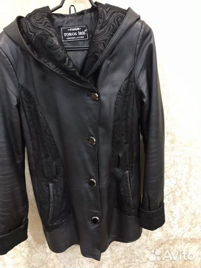 Куртка кожаная