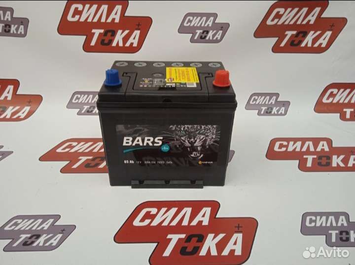 Аккумулятор на автомобиль Bars 65ah Asia