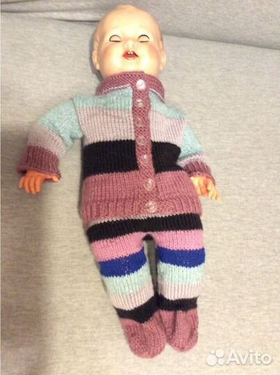 Антикв.целлул.пупс(Германия) с флиртующими глазами