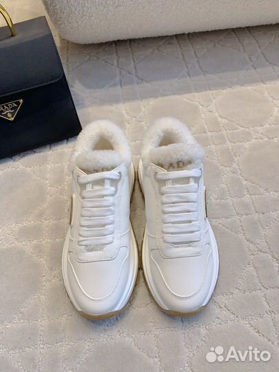 Кеды зимние женские prada