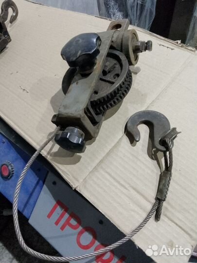 Лебедка червячная