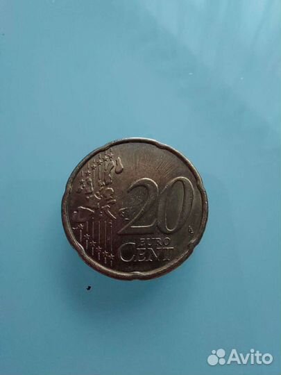 20 евро центов 2001 г