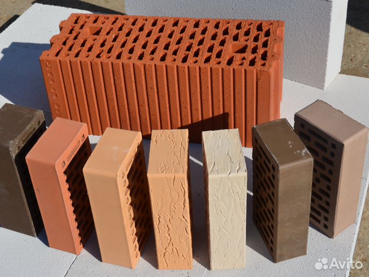 Кирпич облицовочный и кирпич рядовой