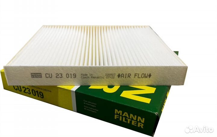 Салонный фильтр Mann Filter CU23019