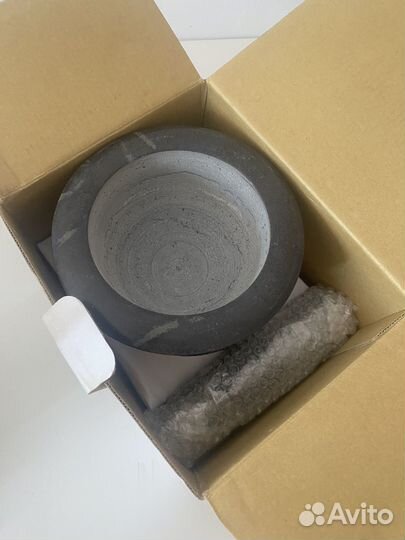 Ступка мраморная с пестиком новая