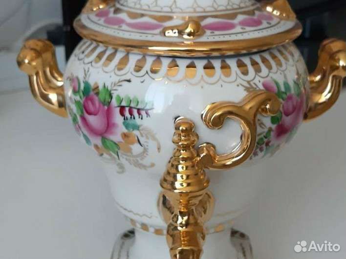 Самовар фарфоровый
