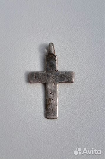 Нательный крестик серебро