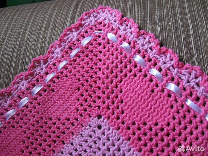 Плед вязанный 