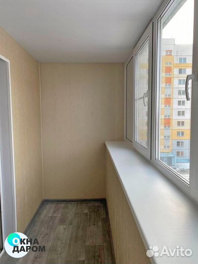 Балкон под ключ в рассрочку