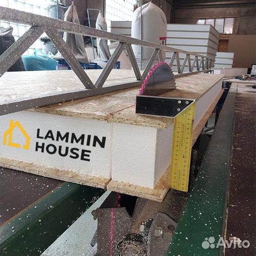 SIP панели 2500Х625Х124 мм