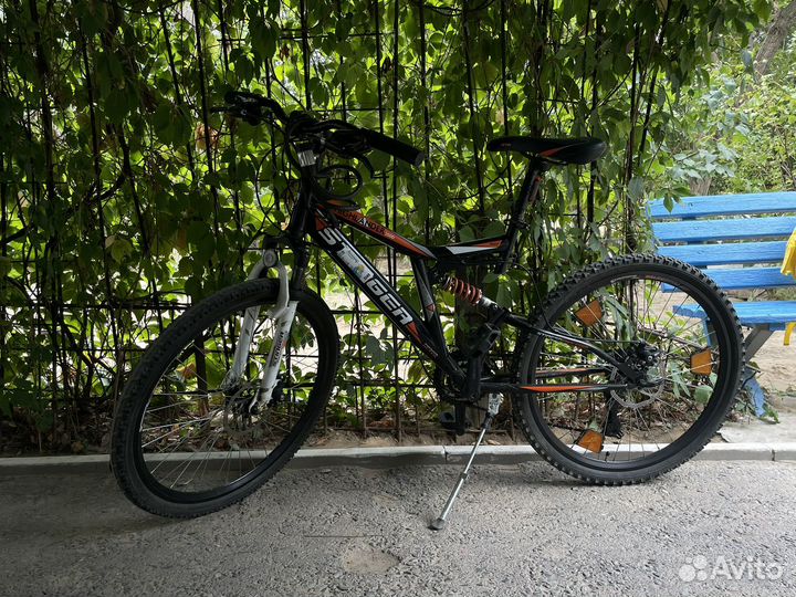 Велосипед stinger highlander 200d двухподвес