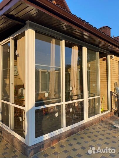 Остекление веранд беседок террас