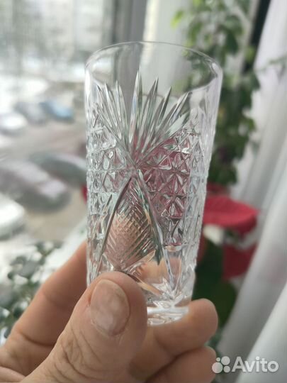 Хрустальные стопки СССР для водки и ликера