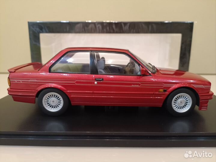 BMW Alpina C2 (E30) 1988 г. Красный 1:18