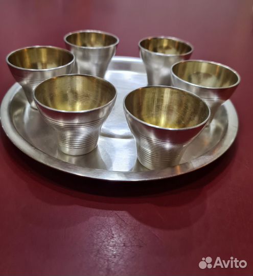 Коньячный набор из мельхиора