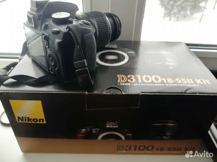 Фотоаппарат nikon d3100 + объектив 15-55