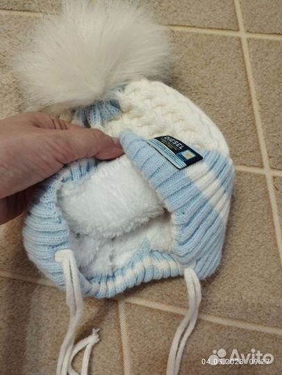 Зимняя шапка на 6 месяцев