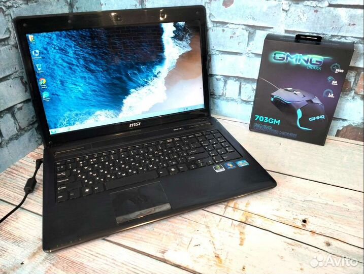 Игровой MSI на i3/ GT 520m/ SSD