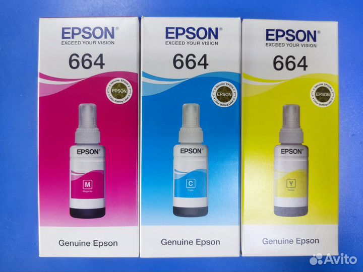 Оригинальные чернила для принтеров Epson L серии