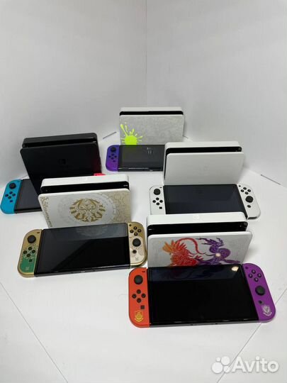 Nintendo switch oled с играми