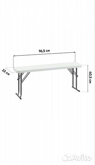 Комплект стола и скамеек Stool Group Кейт белый